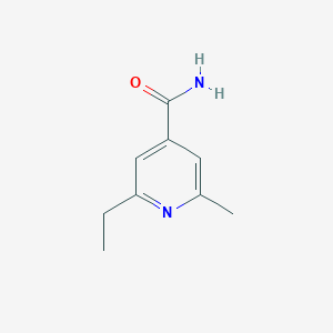 molecular formula C9H12N2O B8285067 2-Ethyl-6-methyl-isonicotinamide 
