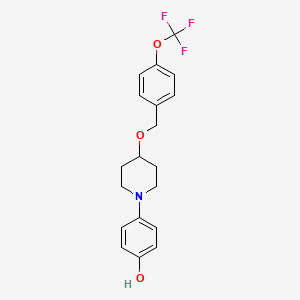 4-[4-(4-Trifluoromethoxybenzyloxy)piperidin-1-yl]phenol