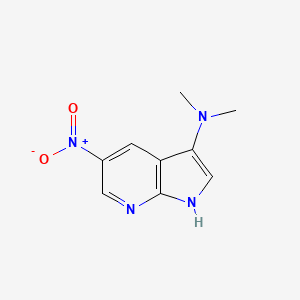 N,N-dimethyl-5-nitro-1H-pyrrolo[2,3-b]pyridin-3-amine