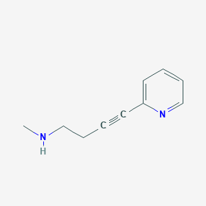 N-methyl-4-(pyridin-2-yl)but-3-yn-1-amine