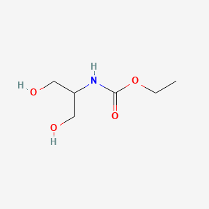 molecular formula C6H13NO4 B8285318 Ethyl 1,3-dihydroxypropan-2-yl-carbamate 