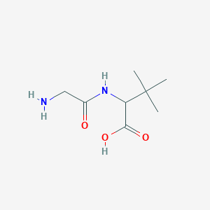 2-[(2-Aminoacetyl)amino]-3,3-dimethylbutanoic acid