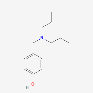 molecular formula C13H21NO B8285381 4-(N,N-dipropylamino)methylphenol 
