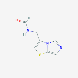 molecular formula C7H7N3OS B8285446 3-(Formylamino)methylimidazo[5,1-b]thiazole 