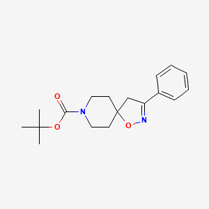 3-Phenyl-1-oxa-2,8-diazaspiro[4.5]dec-2-ene-8-carboxylic acid tert-butyl ester