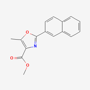 Methyl 5-methyl-2-(naphthalen-2-yl)oxazole-4-carboxylate