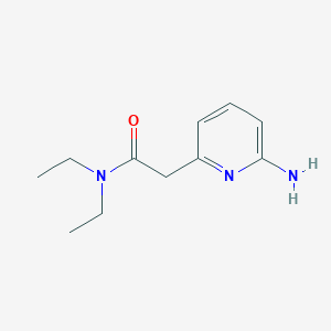 molecular formula C11H17N3O B8285651 2-(6-Amino-pyridin-2-yl)-N,N-diethyl-acetamide 