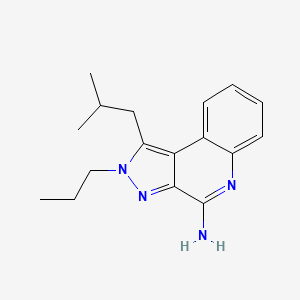 2H-Pyrazolo[3,4-c]quinolin-4-amine, 1-(2-methylpropyl)-2-propyl-