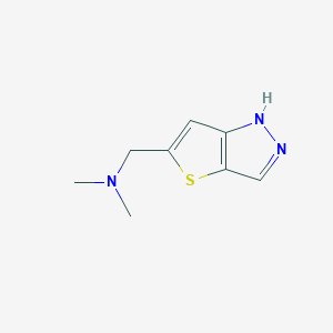 dimethyl-(1H-thieno[3,2-c]pyrazol-5-ylmethyl)-amine