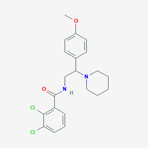 molecular formula C21H24Cl2N2O2 B8285690 2,3-Dichloro-N-[2-(4-methoxy-phenyl)-2-piperidin-1-yl-ethyl]-benzamide 