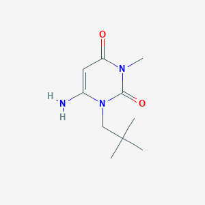 6-Amino-3-methyl-1-neopentyluracil