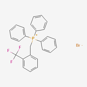 molecular formula C26H21BrF3P B8285787 2-Trifluoromethylbenzyltriphenylphosphonium bromide 