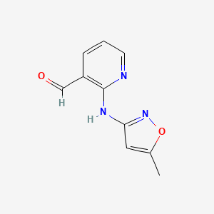 (2-(5-Methyl-3-isoxazolyl)amino)nicotinaldehyde