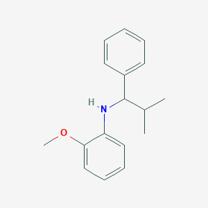 2-methoxy-N-(2-methyl-1-phenylpropyl)aniline