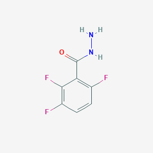 molecular formula C7H5F3N2O B8285973 2,3,6-Trifluorobenzoic hydrazide 