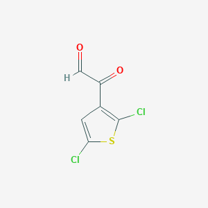 2,5-Dichloro-alpha-oxo-3-thiopheneacetaldehyde