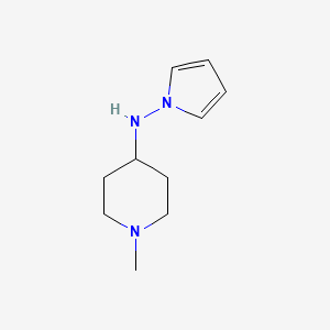 molecular formula C10H17N3 B8286035 1-methyl-4-(1H-pyrrol-1-yl)aminopiperidine 