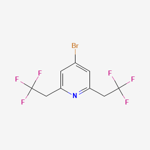 Pyridine, 4-bromo-2,6-bis(2,2,2-trifluoroethyl)-
