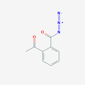 molecular formula C9H7N3O2 B8286144 2-Acetylbenzoic acid azide 