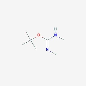 molecular formula C7H16N2O B8286154 N,N'-dimethyl-O-t-butylisourea 