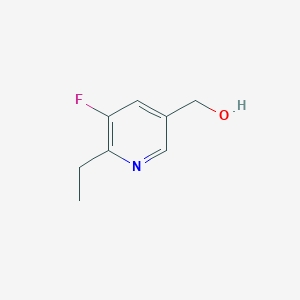 molecular formula C8H10FNO B8286238 (6-Ethyl-5-fluoro-3-pyridinyl)methanol 