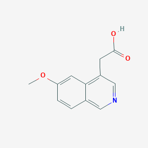 (6-Methoxy-isoquinolin-4-yl)-acetic acid