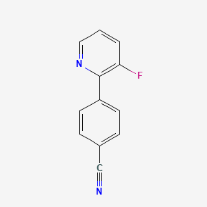4-(3-Fluoropyridin-2-yl)benzonitrile