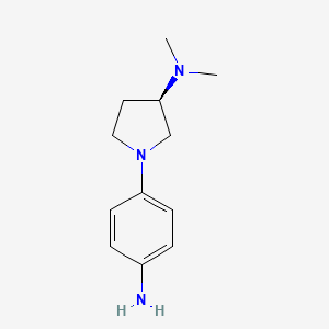 [(R)-1-(4-aminophenyl)pyrrolidin-3-yl]dimethylamine