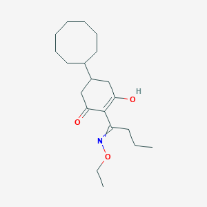2-(1-Ethoxyamino-butylidene)-5-cyclooctylcyclohexane-1,3-dione