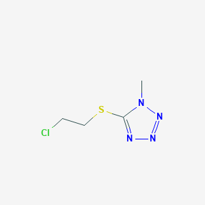 1-methyl-5-(2-chloroethylthio)-1H-tetrazole