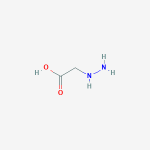 molecular formula C2H6N2O2 B082866 肼基乙酸 CAS No. 14150-64-2