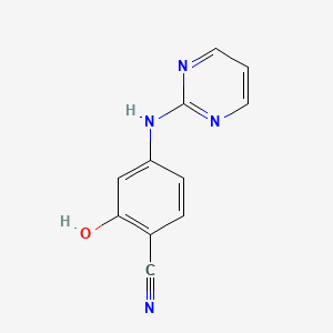 2-Cyano-5-(pyrimidin-2-ylamino)phenol