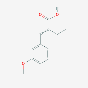 2-[(3-Methoxyphenyl)methylidene]butanoic acid
