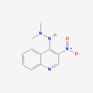 4-(2,2-Dimethylhydrazino)-3-nitroquinoline