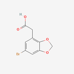 5-Bromo-2,3-methylenedioxyphenylacetic acid
