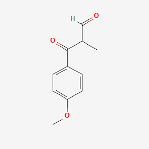 molecular formula C11H12O3 B8286672 2-Formyl-4'-methoxypropiophenone CAS No. 103986-81-8
