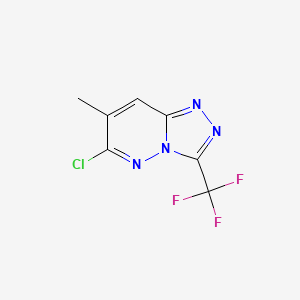 6-Chloro-7-methyl-3-(trifluoromethyl)[1,2,4]triazolo[4,3-b]pyridazine