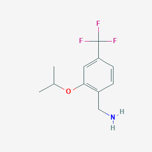 [2-Isopropoxy-4-(trifluoromethyl)phenyl]methanamine