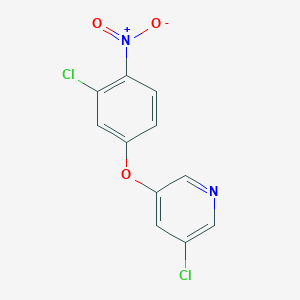 2-Chloro-4-(3-chloro-5-pyridyloxy)-nitrobenzene
