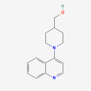 4-Hydroxymethyl-1-(quinolin-4-yl)piperidine