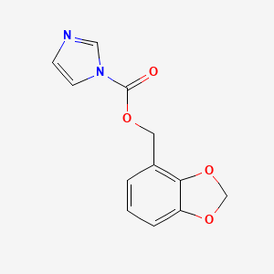 (Benzo[d][1,3]dioxol-4-yl)methyl 1h-imidazole-1-carboxylate