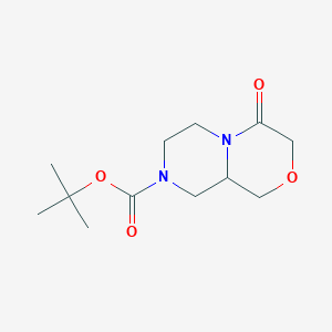 tert-butyl 4-oxohexahydropyrazino[2,1-c][1,4]oxazine-8(1H)-carboxylate