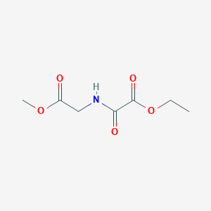 molecular formula C7H11NO5 B8286924 Ethyl 2-(2-methoxy-2-oxoethylamino)-2-oxoacetate 