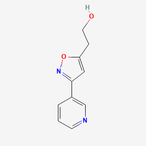 molecular formula C10H10N2O2 B8287001 3-(3-Pyridyl)-5-isoxazoleethanol 