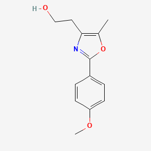 2-[2-(4-Methoxy-phenyl)-5-methyl-oxazol-4-yl]-ethanol
