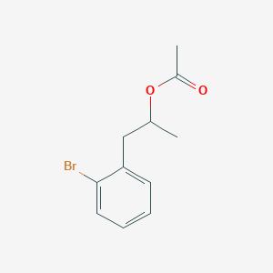 molecular formula C11H13BrO2 B8287011 2-(2-Bromophenyl)-1-methylethyl acetate 