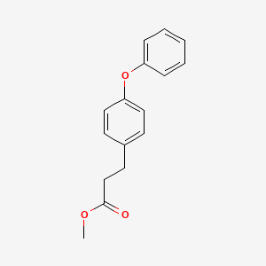 molecular formula C16H16O3 B8287027 3-(4-Phenoxyphenyl)-propionic acid methyl ester 