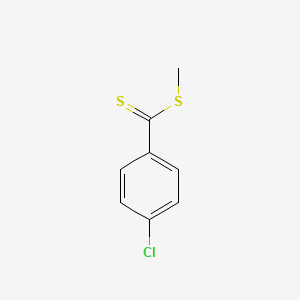molecular formula C8H7ClS2 B8287041 Methyl 4-chlorobenzenecarbodithioate 