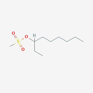 molecular formula C10H22O3S B8287072 1-Ethyl-heptyl Methanesulphonate 