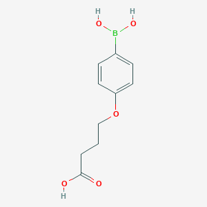 molecular formula C10H13BO5 B8287080 4-(4-Boronophenoxy)-butyric acid 